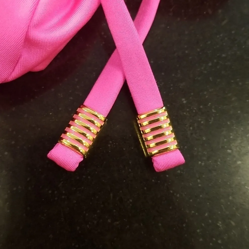 💕TRINA TURK💕 Monaco Convertible One Piece Swimsuit ~ Pitaya Pink 4 NWT - Image 8