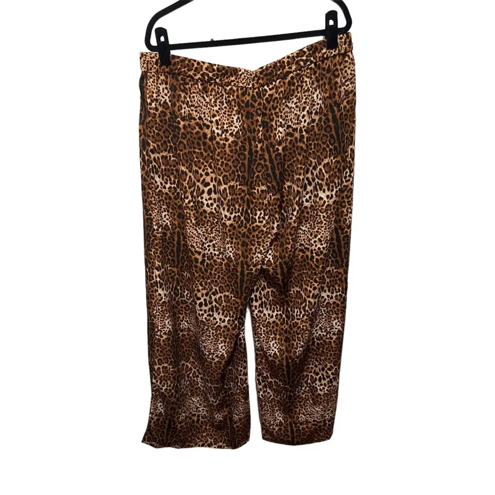 Rebdolls " Mind On You" Leopard Wide Leg Pants Sz 2X Women - Image 3