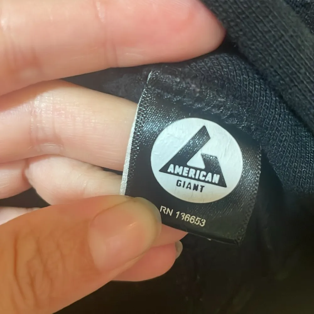 Womens AMERICAN GIANT Full Zip Jacket Color Black - Image 7