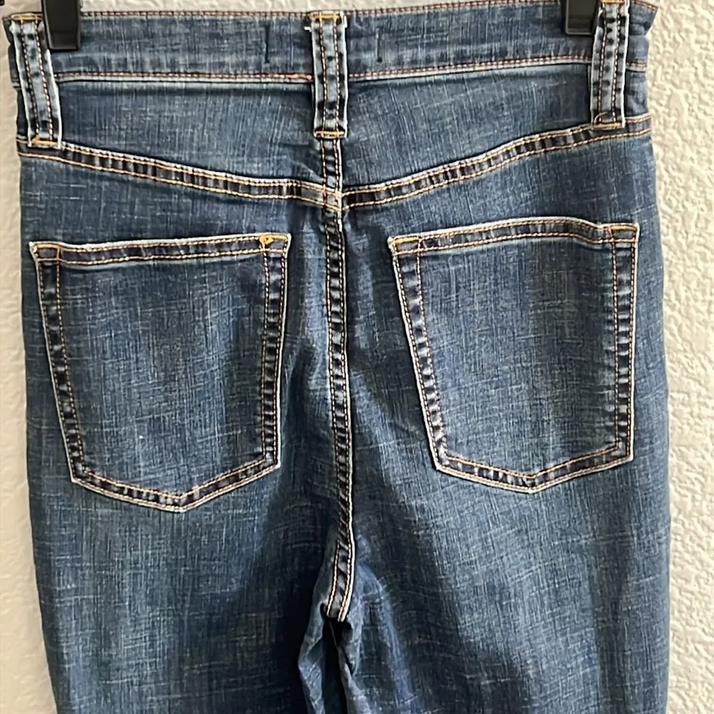 We the Free People High Waist Extreme‎ Flare Jeans Button Fly Stretch SZ 27 - Image 5