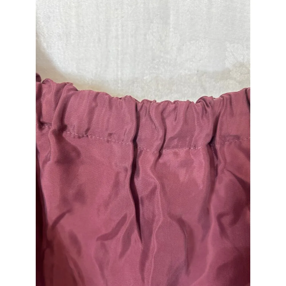 Athleta Tank Top 3X Mauve Satin Adjustable Calm Cool Cami Sleep Shirt - Image 5