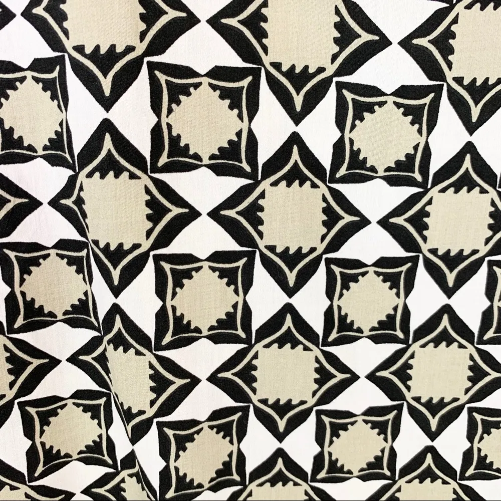 Sigrid Olsen Cotton Beaded Print Tunic Top Size S NWT - Image 3