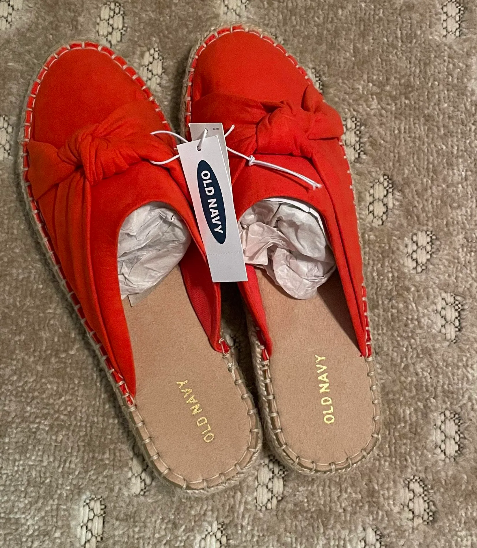 Old Navy Orange  Slip On Shoes - Image 5