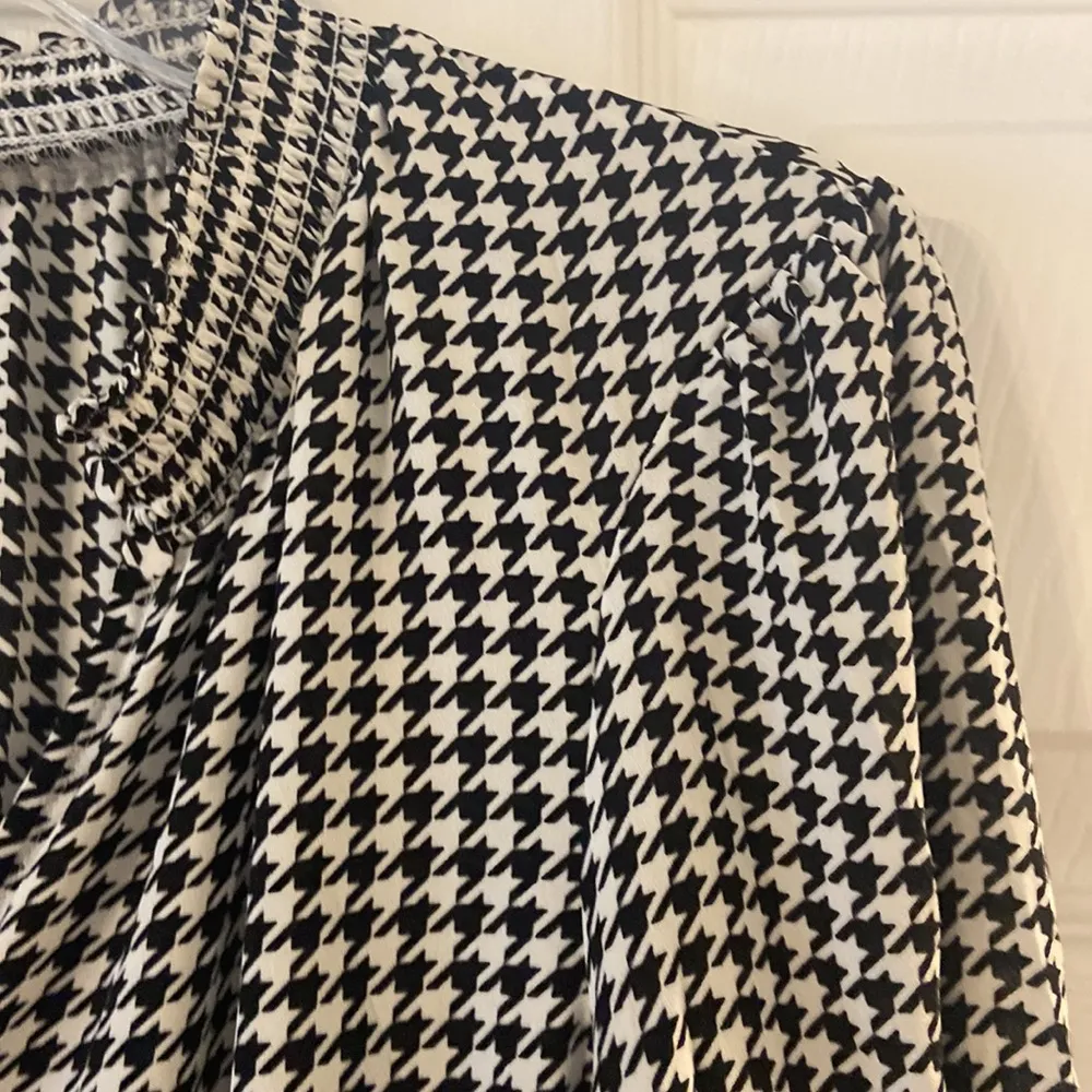 J.CREW LONG SLEEVE WOMENS DRESS SIZE 8 BRAND NEW BLACK AND WHITE COMBINATION - Image 4