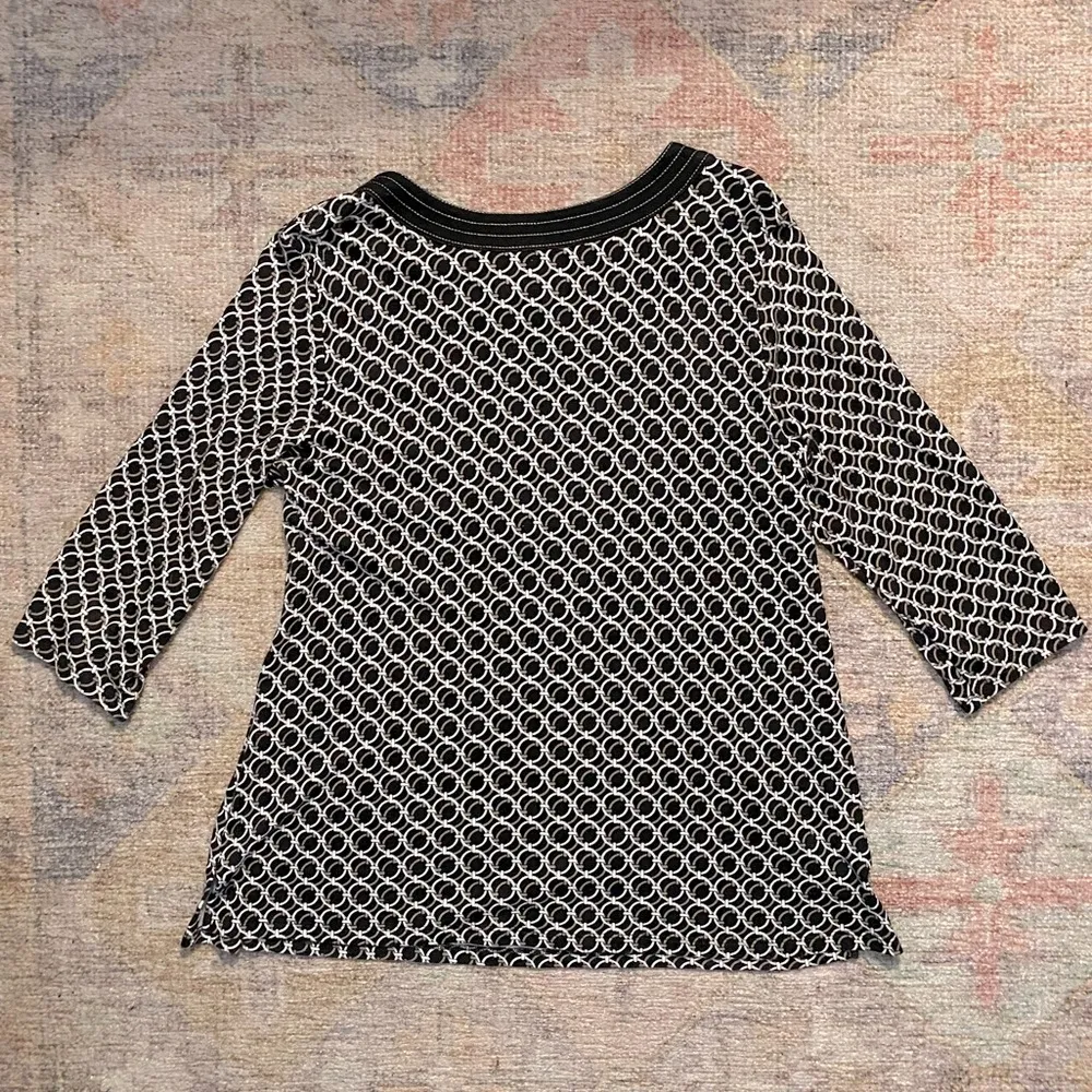 Charter Club 3/4 Sleeve Dressy Tunic Top - Image 2