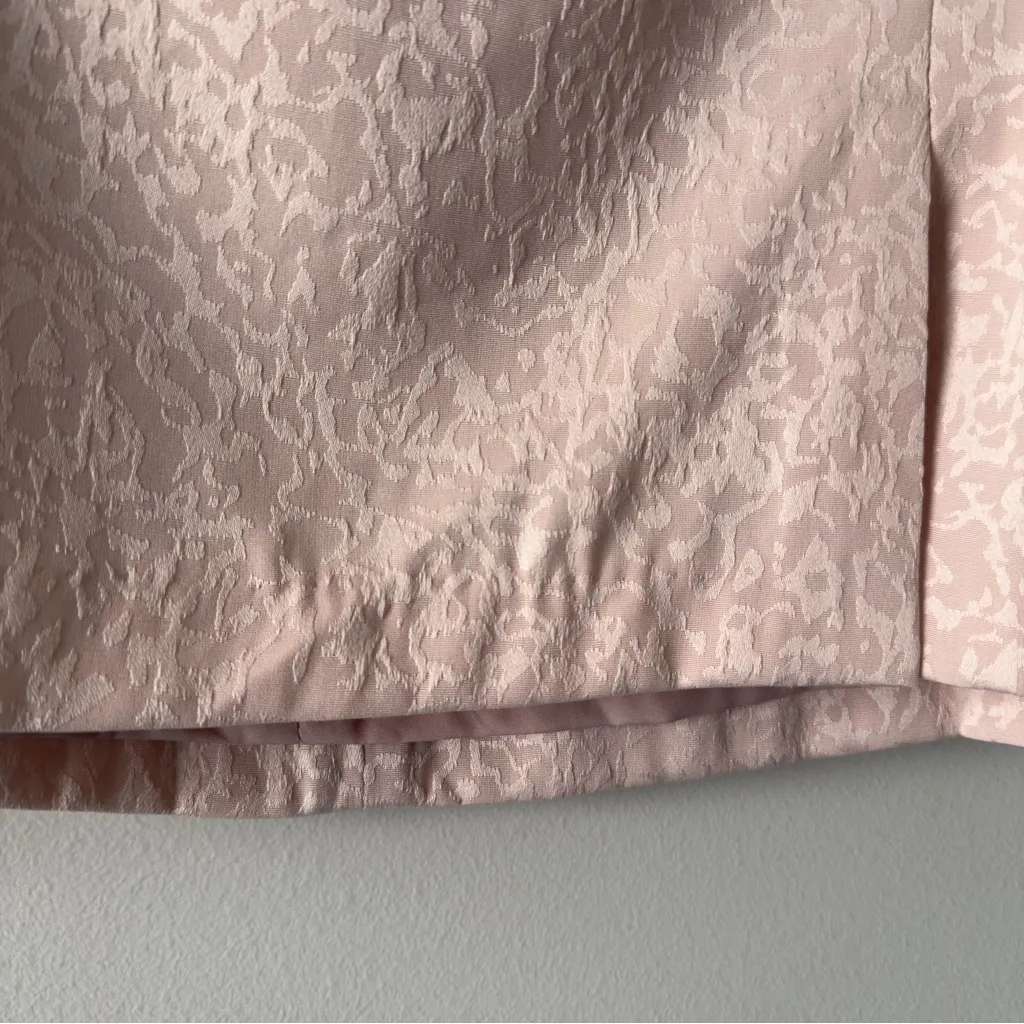 House of Harlow 1960 Revolve Blush Pencil Skirt abstract animal print mini slit - Image 5