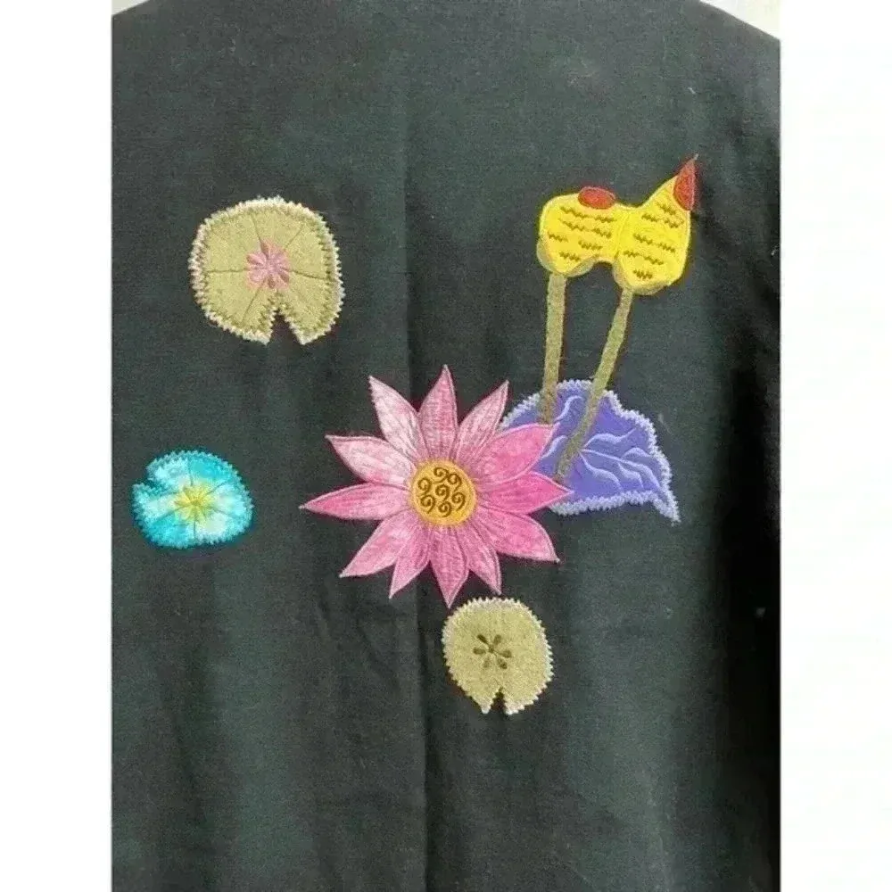 Indigo Moon Women's Embroidered & Embellished Button - Image 12