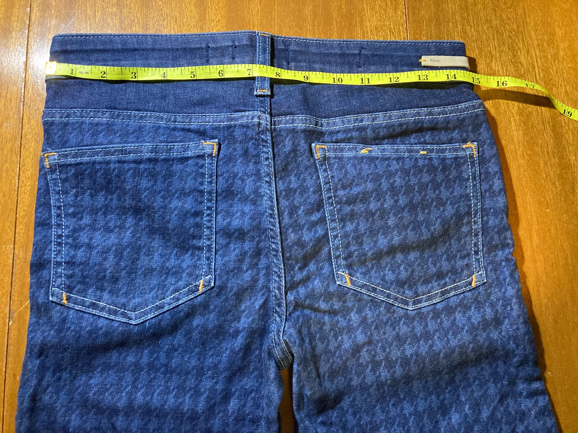 Anthropologie Serif Houndstooth Jeans - Size 28 - Image 3