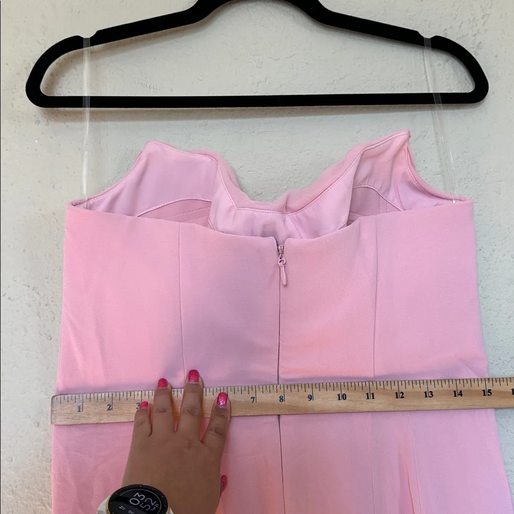 House of CB Adrienne Pink Quartz Strapless Gown NWOT size‎ L A-C - Image 8