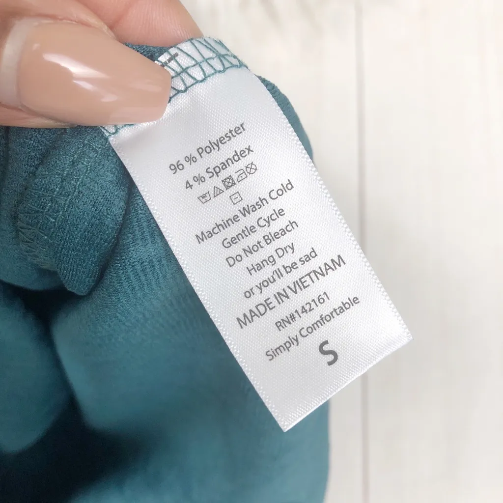 LuLaRoe Cassie Imprinted Print‎ Teal Skirt - Image 2