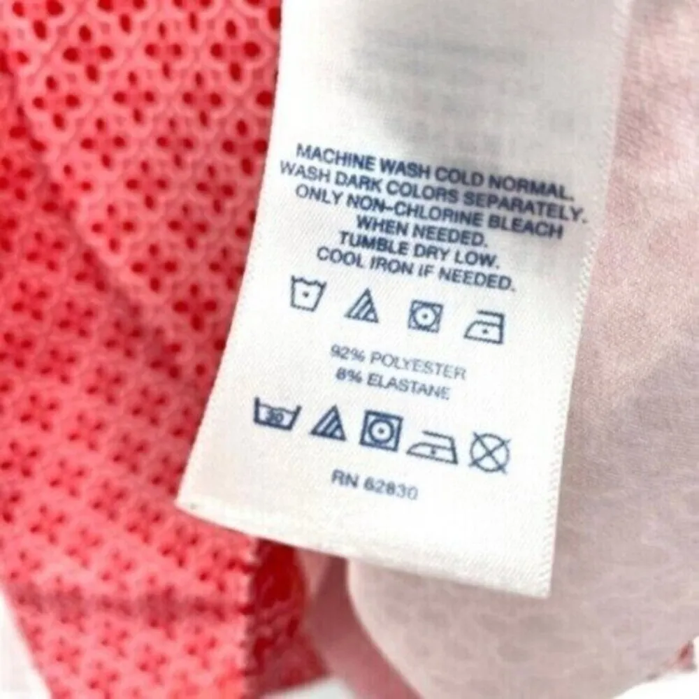 Lands’ End Women’s Geometric Print Quarter Zip Pullover Top Activewear Gorpcore - Image 9