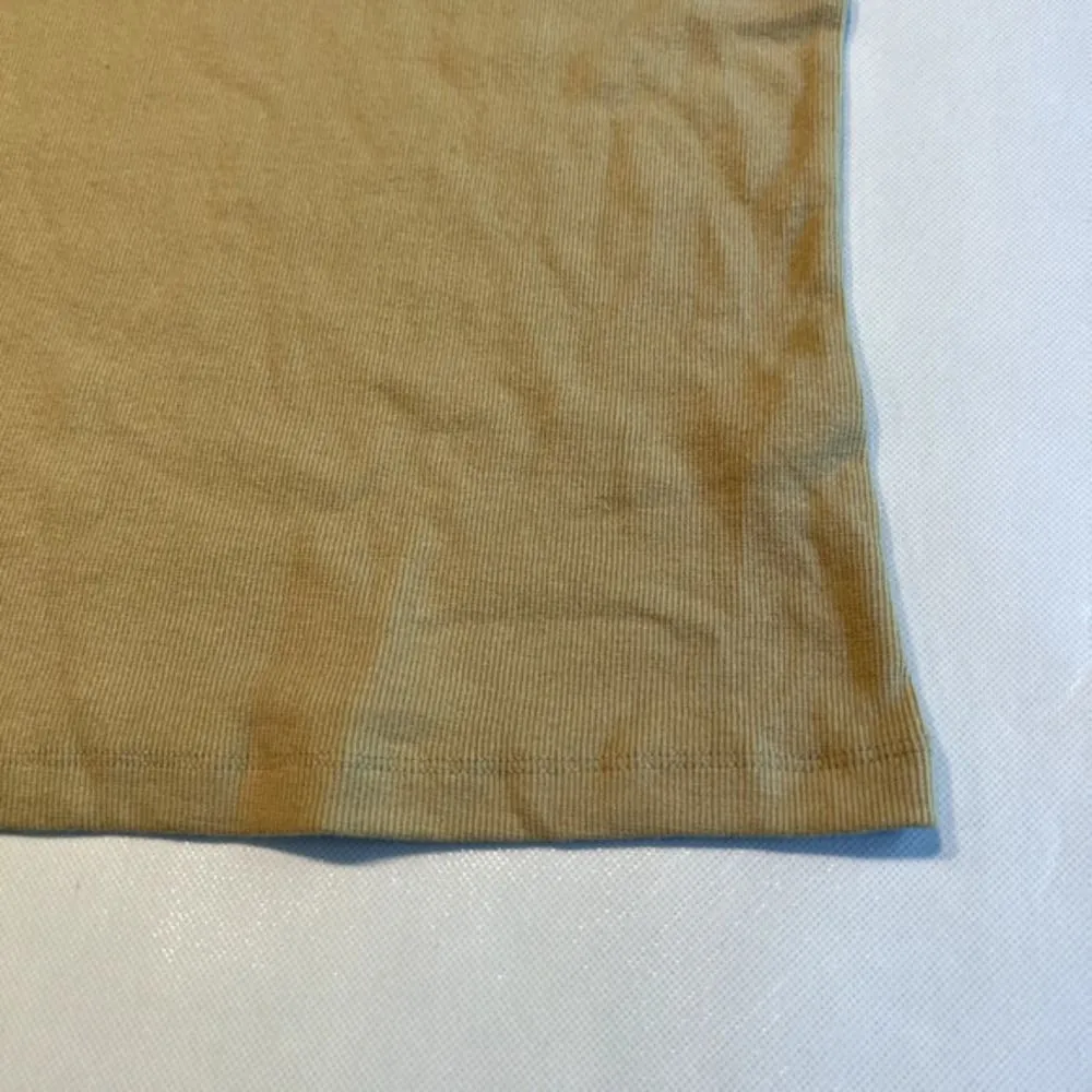 BP Womens 3X Tank‎ Top High Neck Sleeveless Casual Knit Ribbed Sand - Image 2