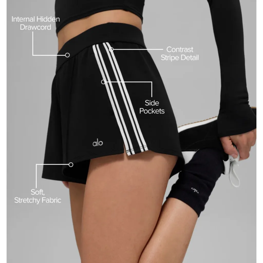 Alo Yoga Track Star Shorts Loungewear Shorts Athleisure XS NWT - Image 2