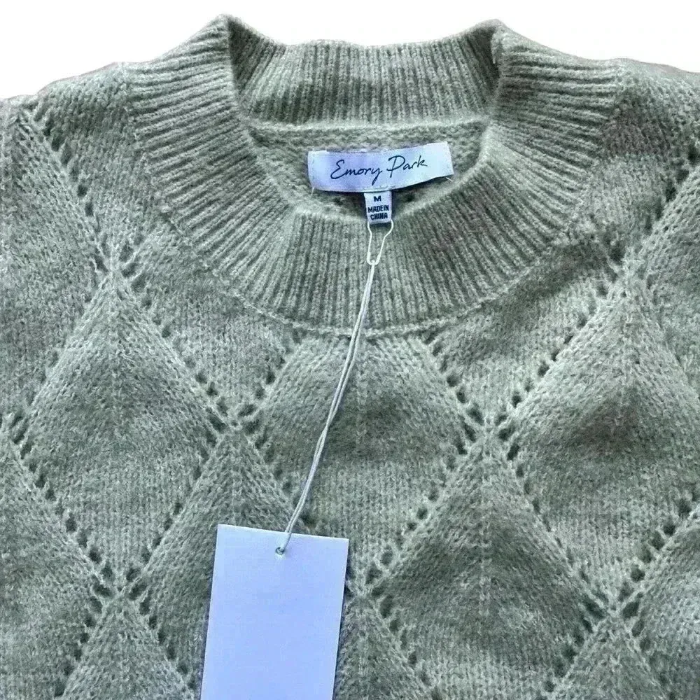 Emory Park knitted pullover gray size M - Image 3