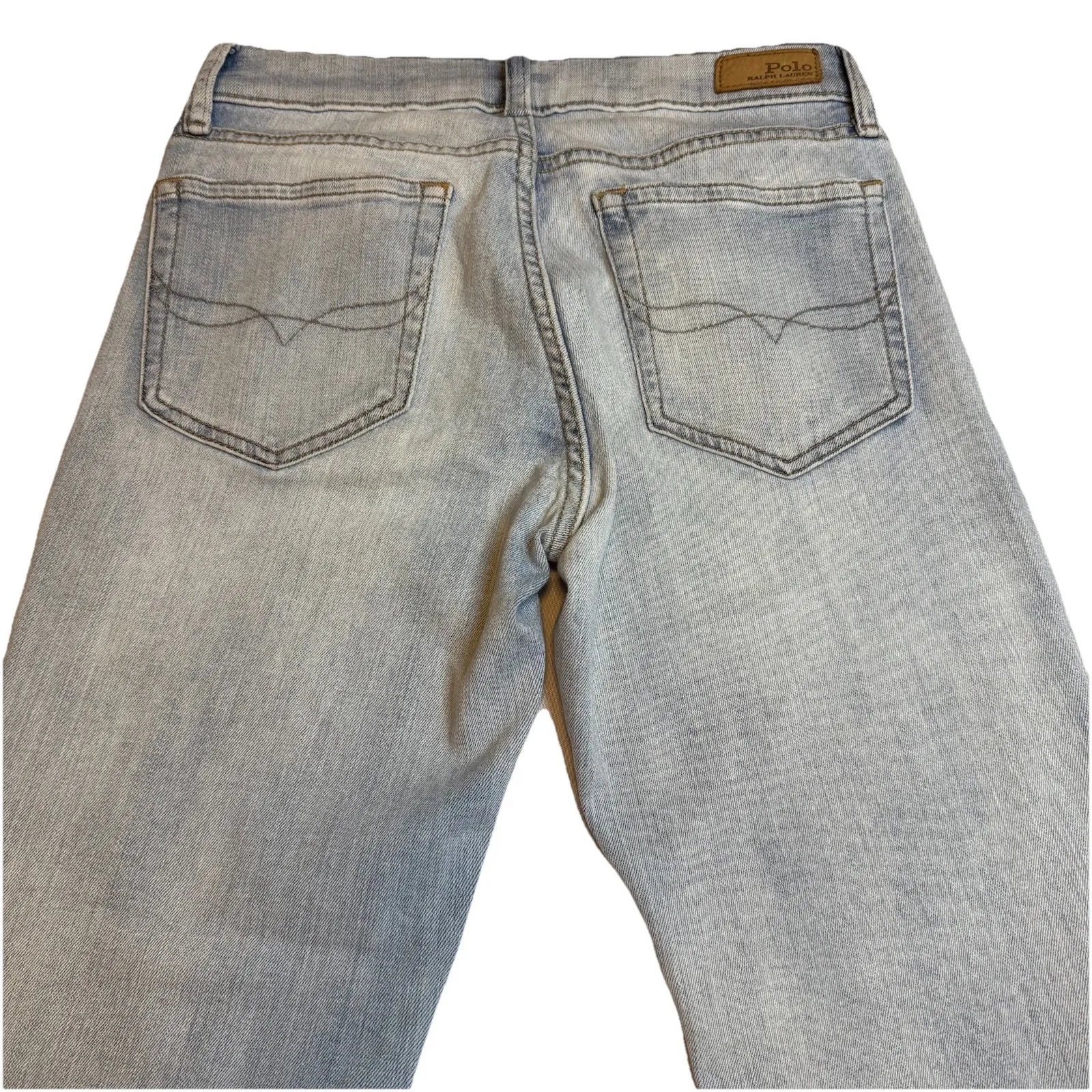 Polo Ralph‎ Lauren Women's The Tompkins Skinny Distressed Crop Denim Jeans 27" # - Image 4