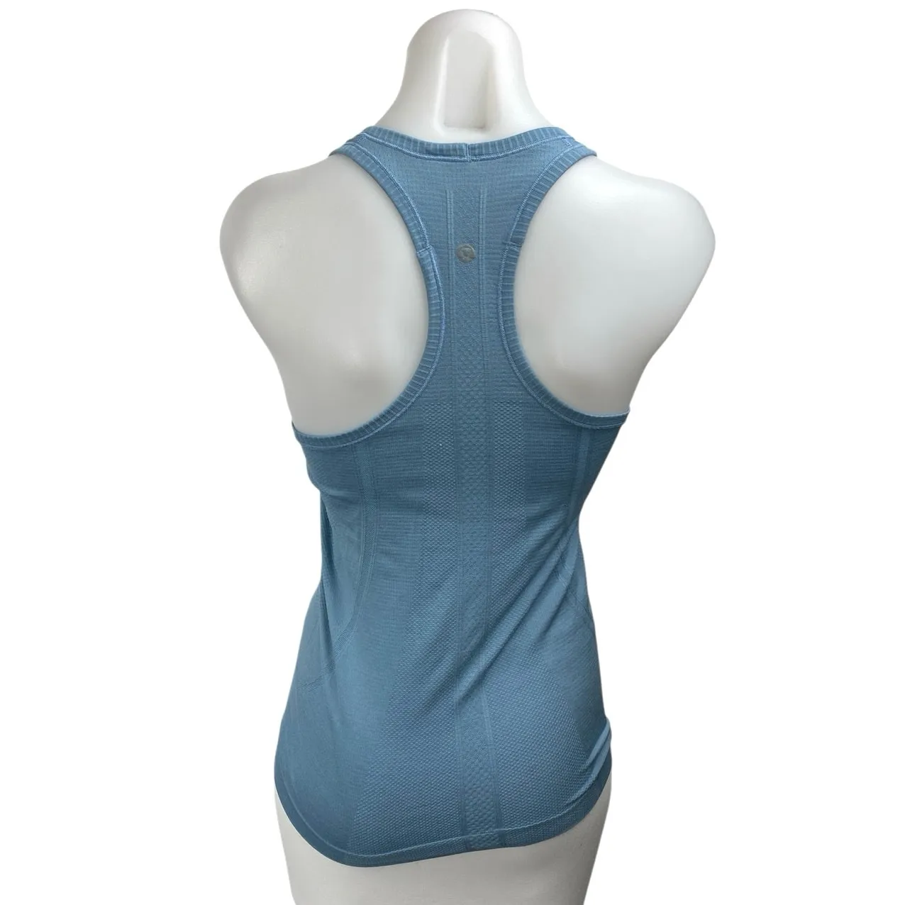 Lululemon Swiftly Tech Blue Sleeveless Knit Racerback Athletic Tank Top Size 4 - Image 2