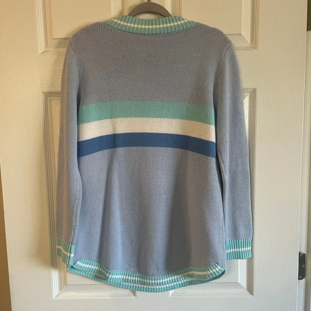 Sail to Sable STS size medium color block crewneck sweater - Image 14