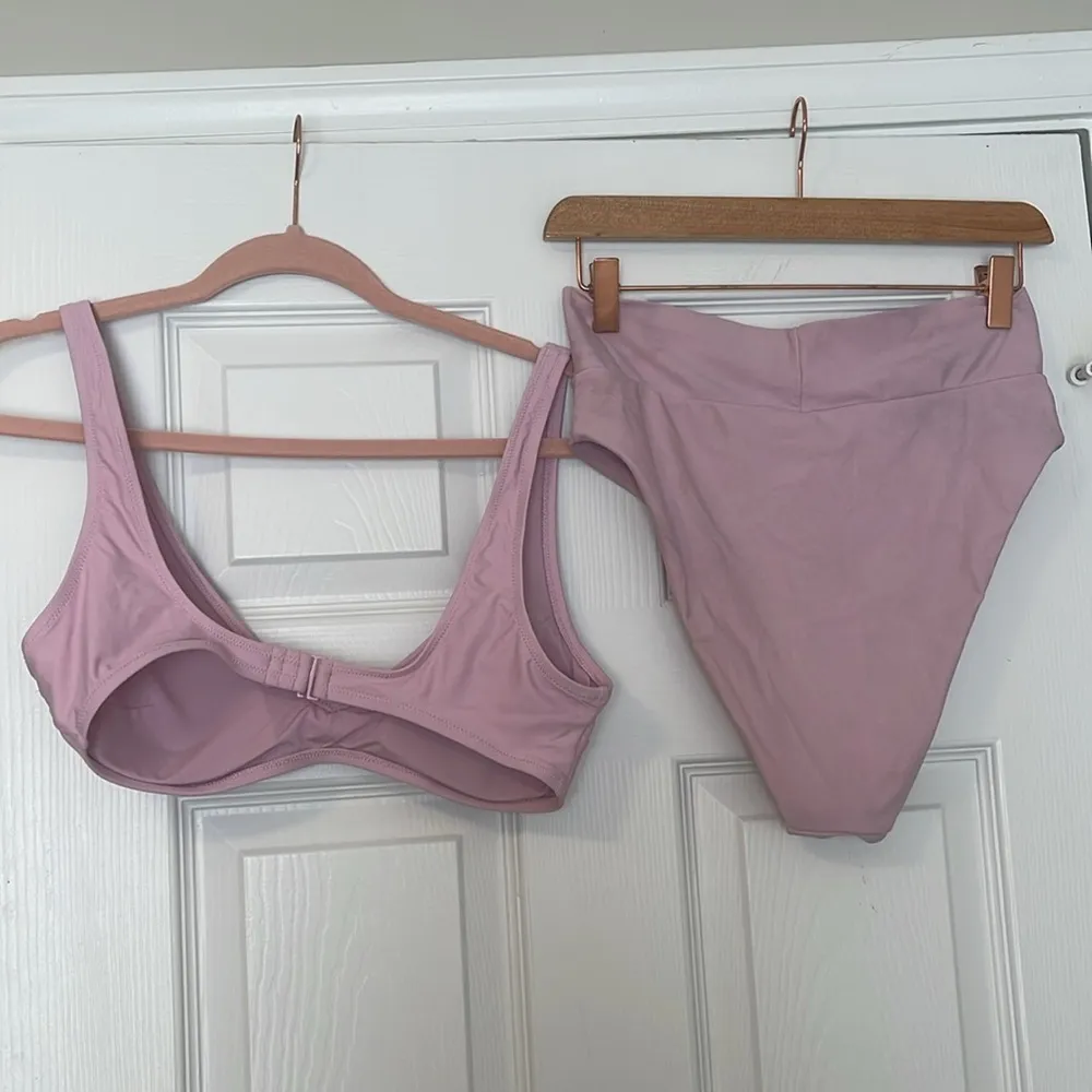 scoop high waisted cheeky bikini set - Image 2