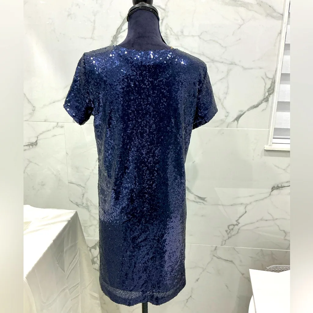 Dressy sequined dress 💙💙💙 Blue Size L - Image 3