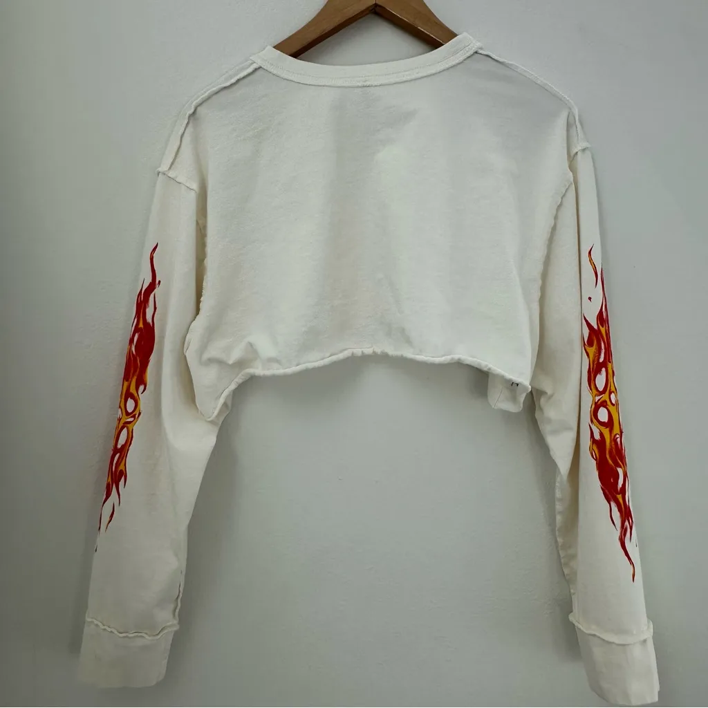 Emma & Sam Off the Shoulder Cropped Tee - Image 5