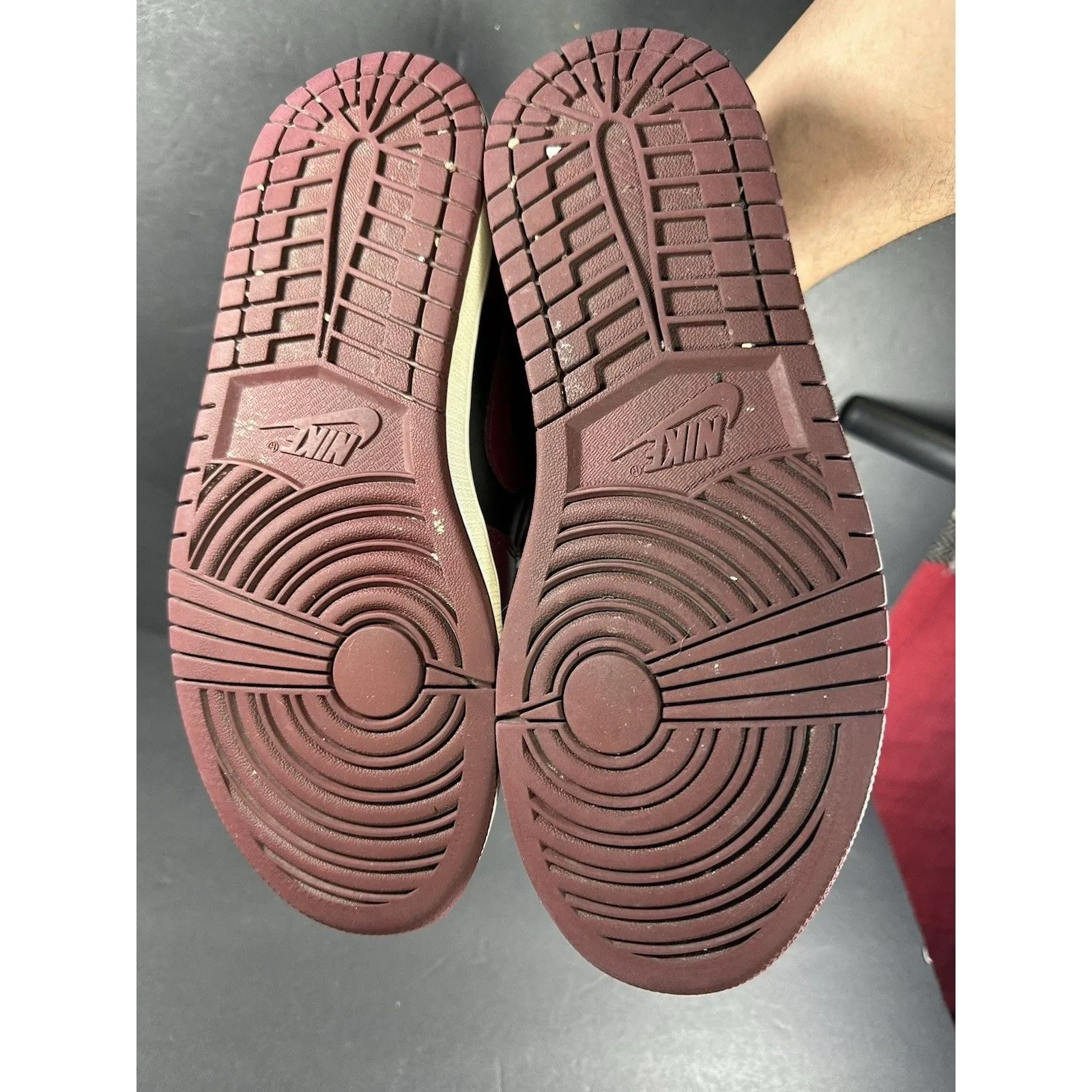 Nike Air Jordan 1 Low SE Dark Beetroot with Charms Size 8.5 - Image 8