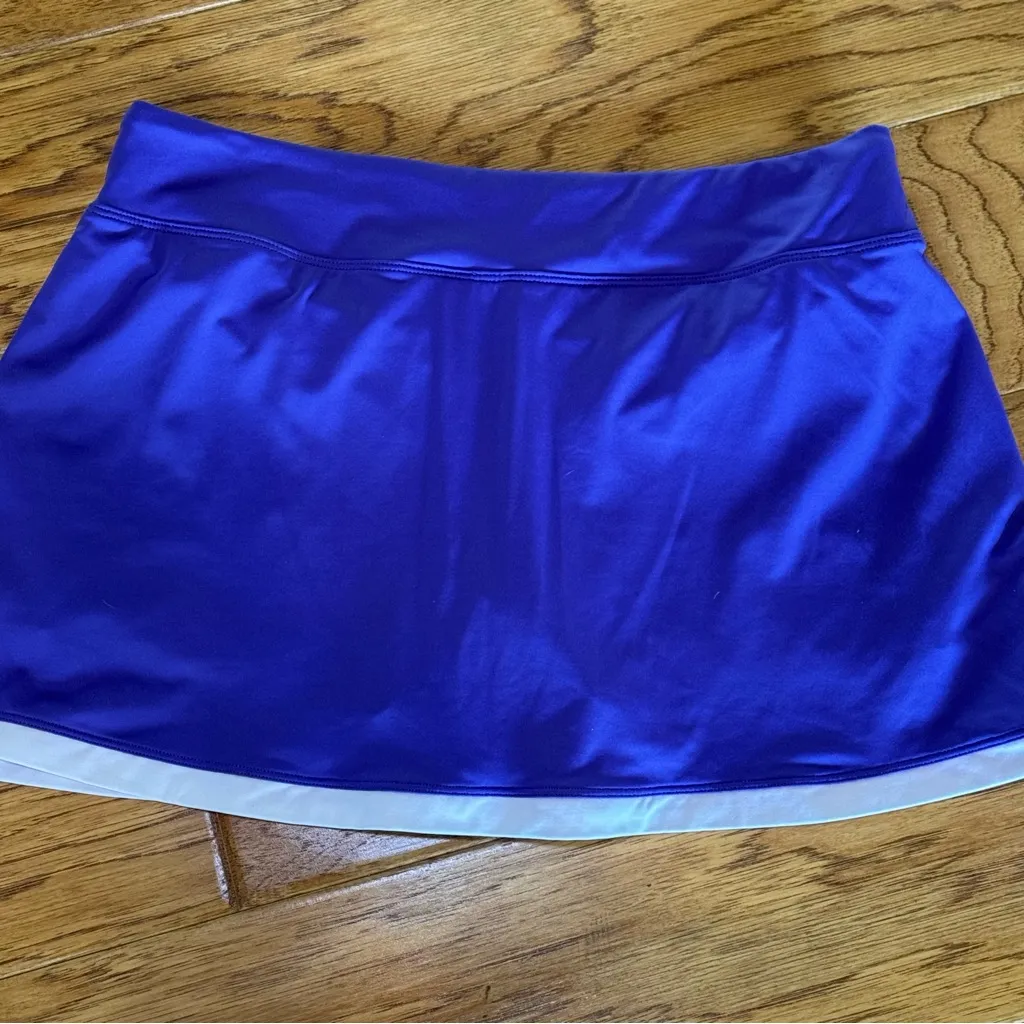 Nike DriFit Athletic Skort Skirt Women’s Large Purple Tennis Pickleball Active - Image 3