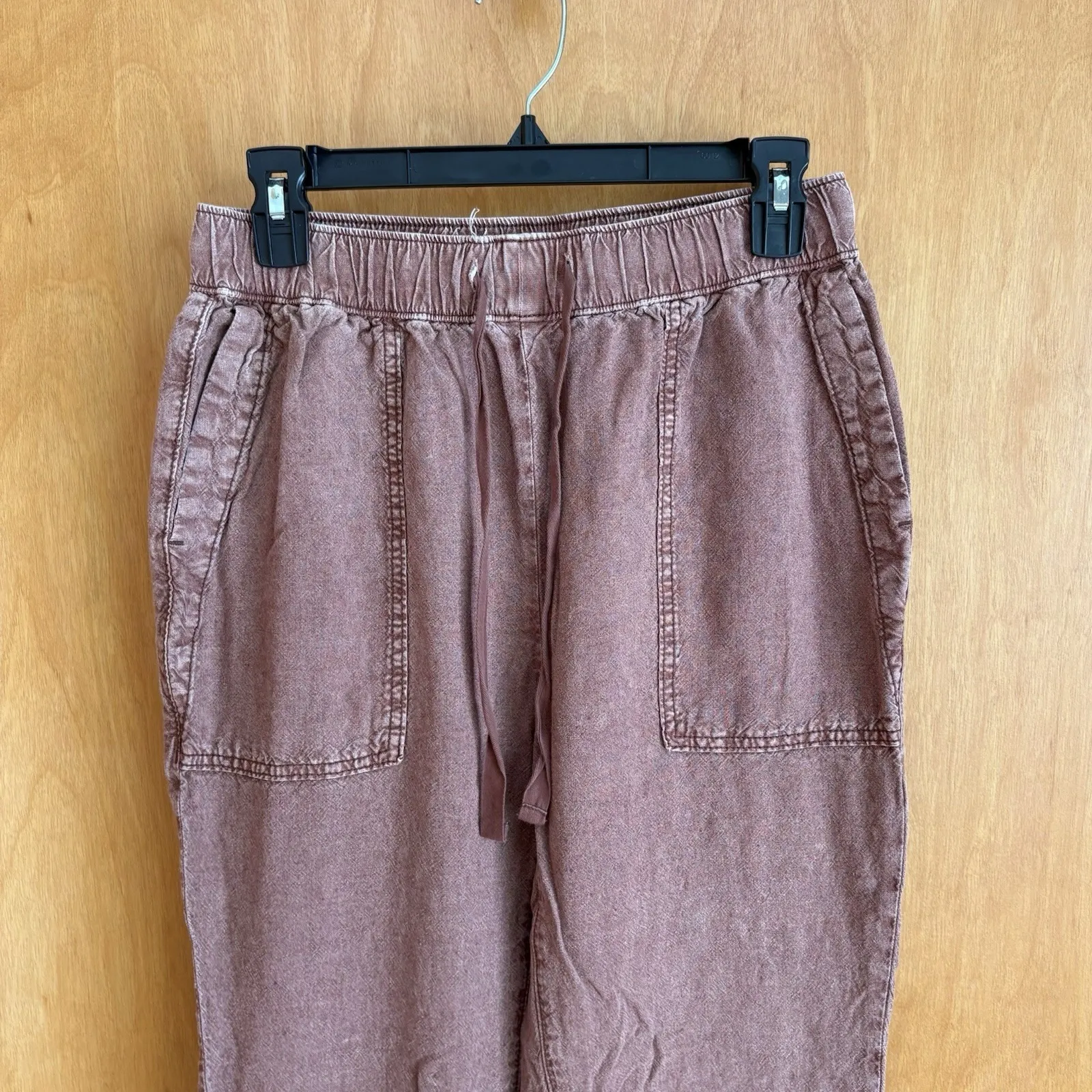 Anthropologie Pilcro And The Letterpress Linen /Viscose Straight Leg Pants XS‎ - Image 2