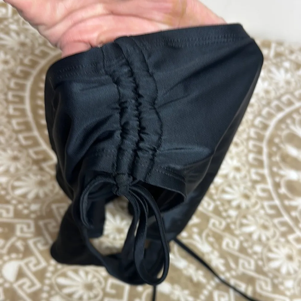 Time and Tru Black Bikini with Adjustable Side Ties Size L - Image 5