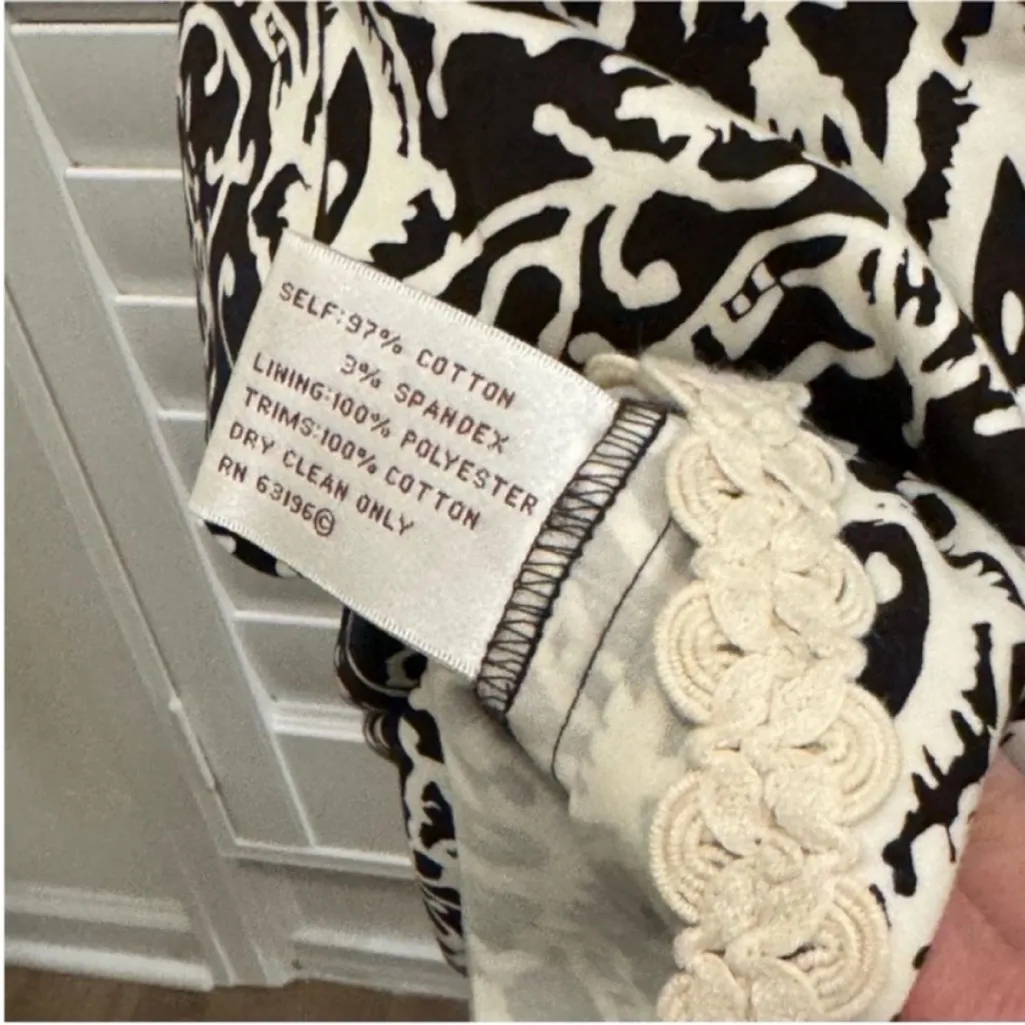 Suzi Chin for Maggy Boutique Cream and Brown A - Image 13