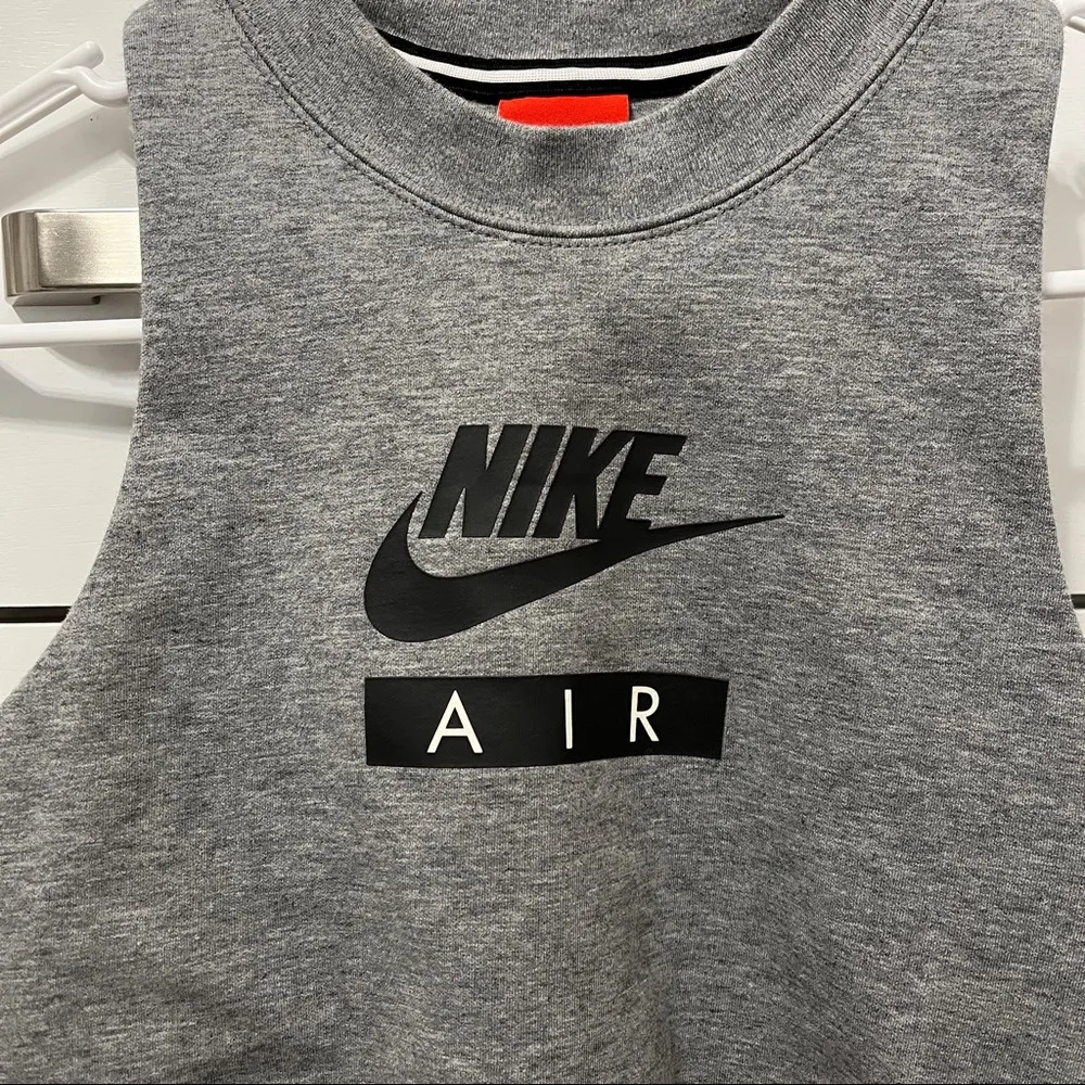 Nike Air grey & purple cropped tank - Image 4