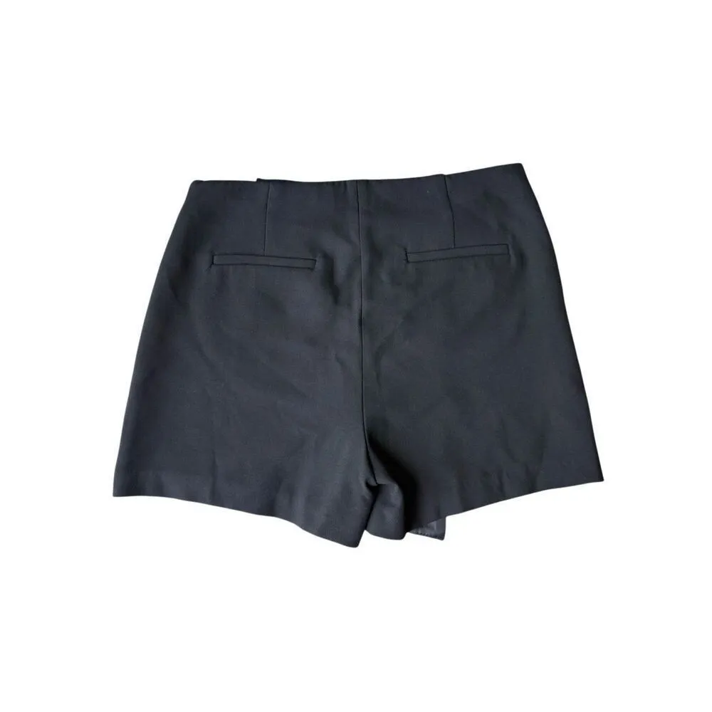 ZARA Basic Collection Black Asymmetrical Skort Size M - Image 4