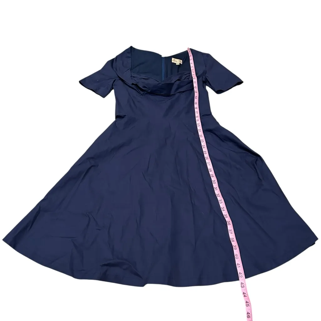 LINDY BOP Sloane dress in midnight blue Size 10 - Image 2