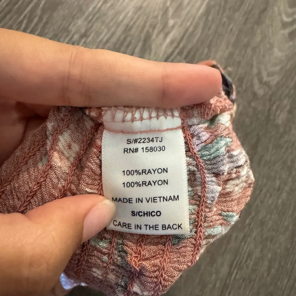 Pink Floral Cropped Tank - Image 4