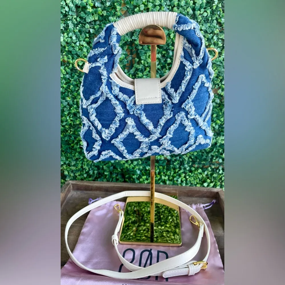 COPY - 8 Other Reasons Luna Bag in Warm Chambray | Revolve Brand | NWT - Image 9