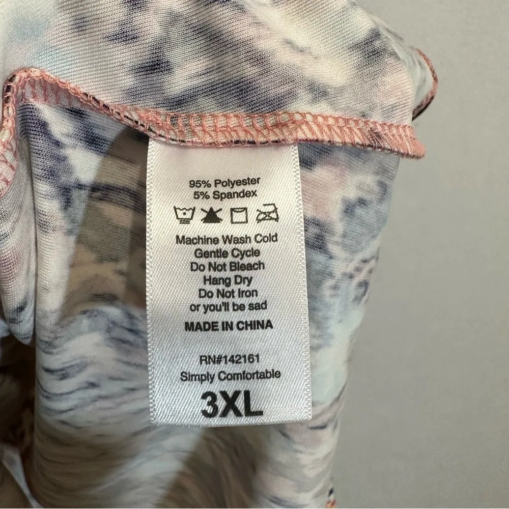 Lularoe Tank Top Lightweight Geometric Plus Size 3XL - Image 6