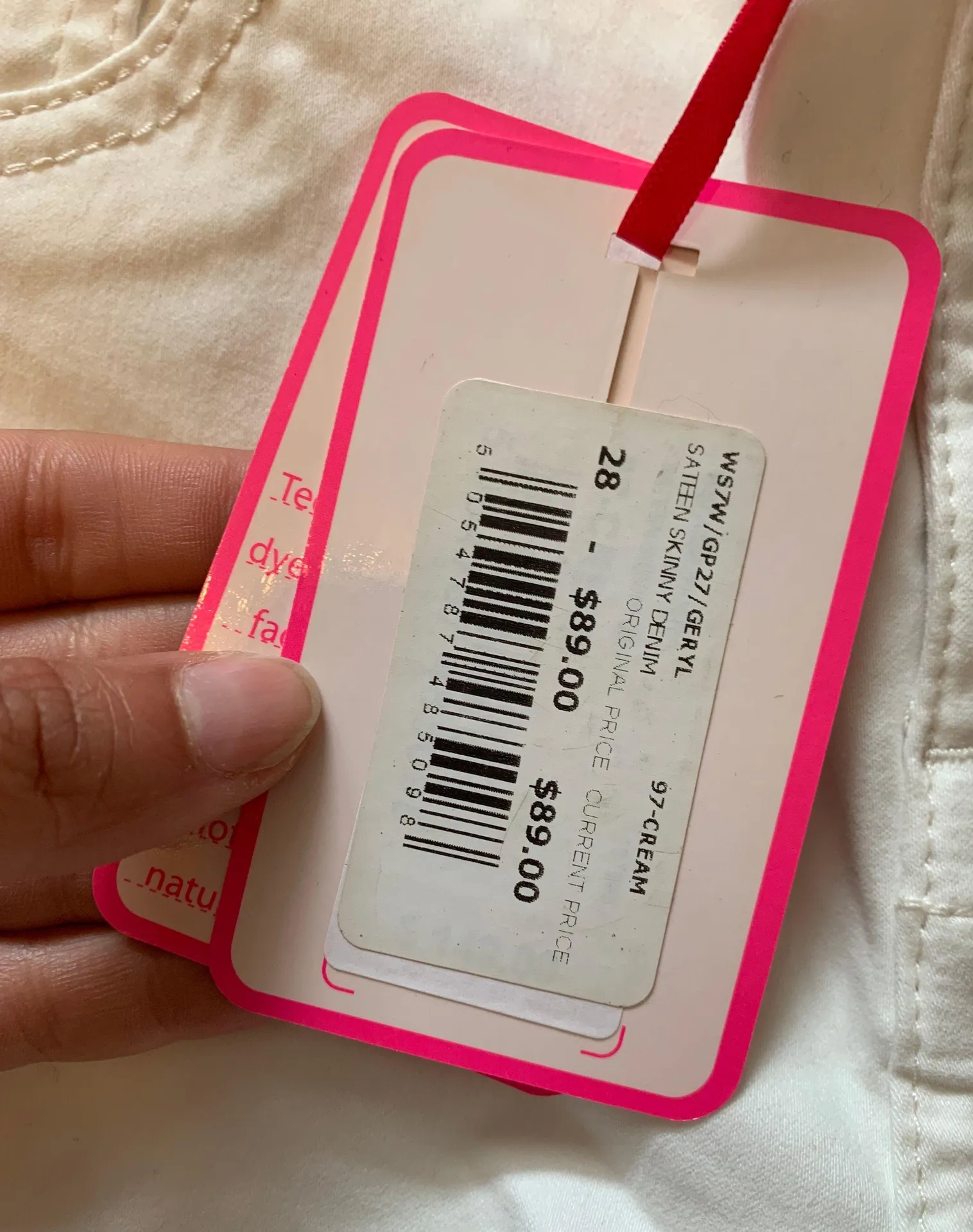 Ted Baker White Skinny Ankle Denim Jeans - Image 5