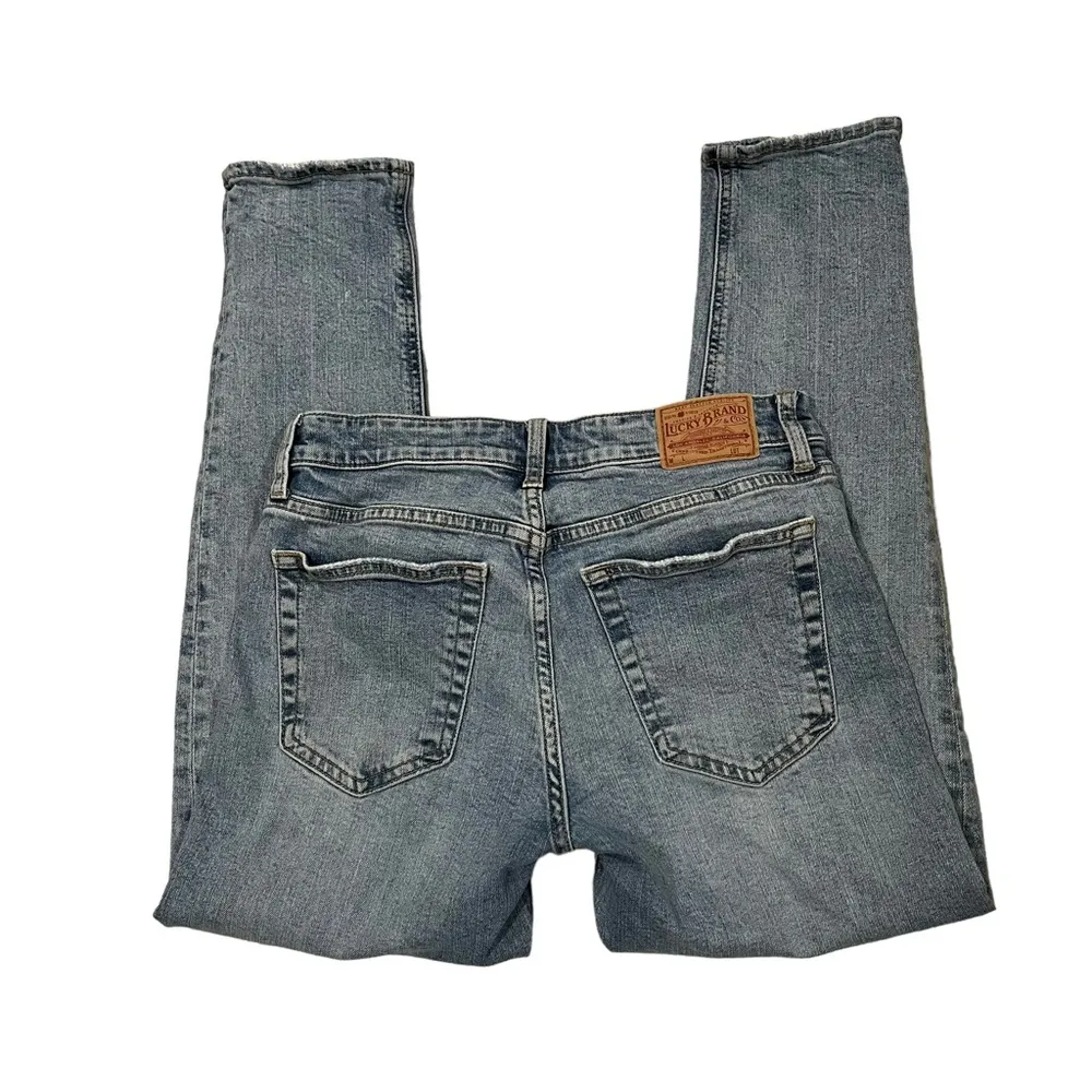 Lucky Brand Sienna Slim Boyfriend Distressed Jeans, Sz 2/26 - Image 4