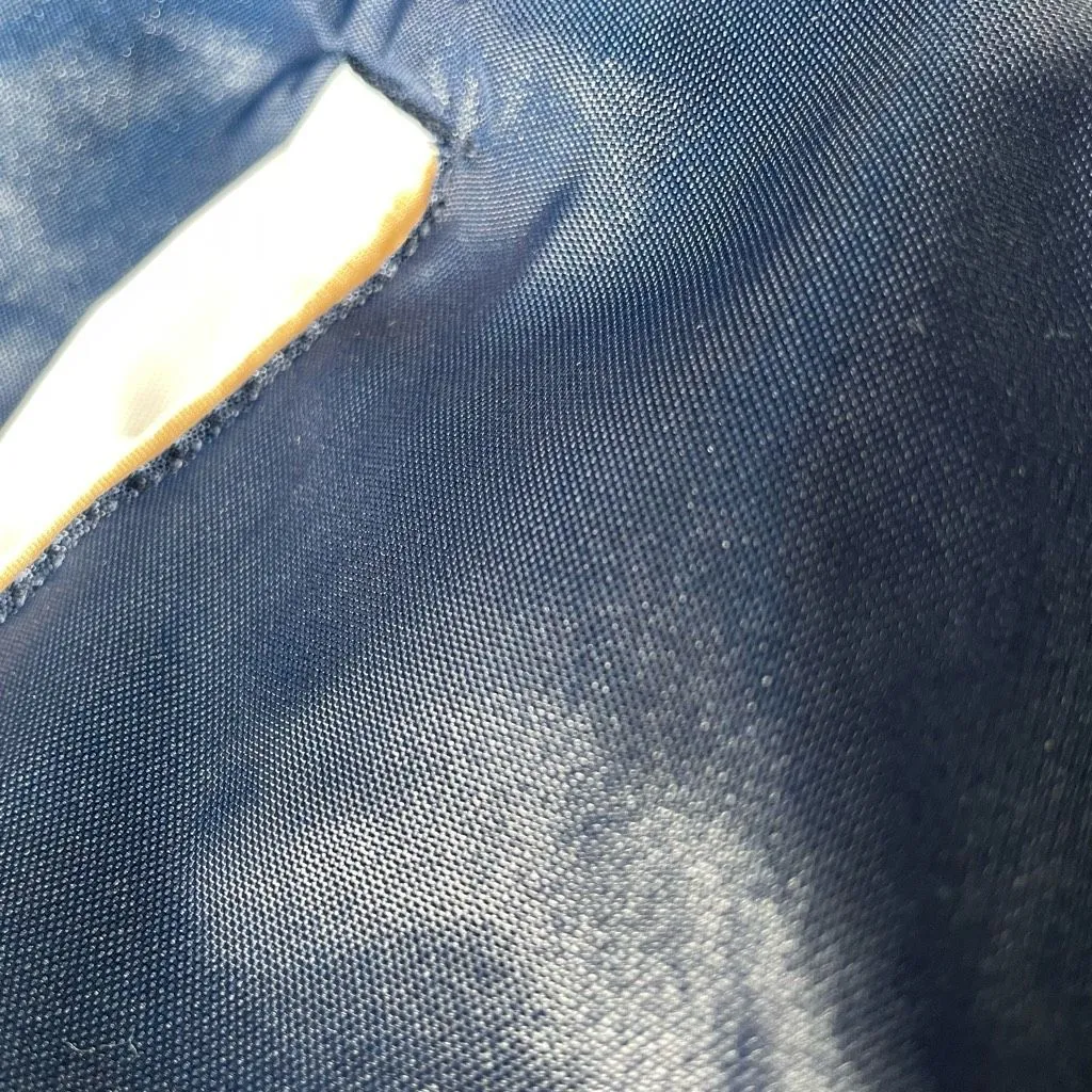 Vintage 90s Reebok Navy Blue Full Zip Vest Streetwear Unisex M - Image 11