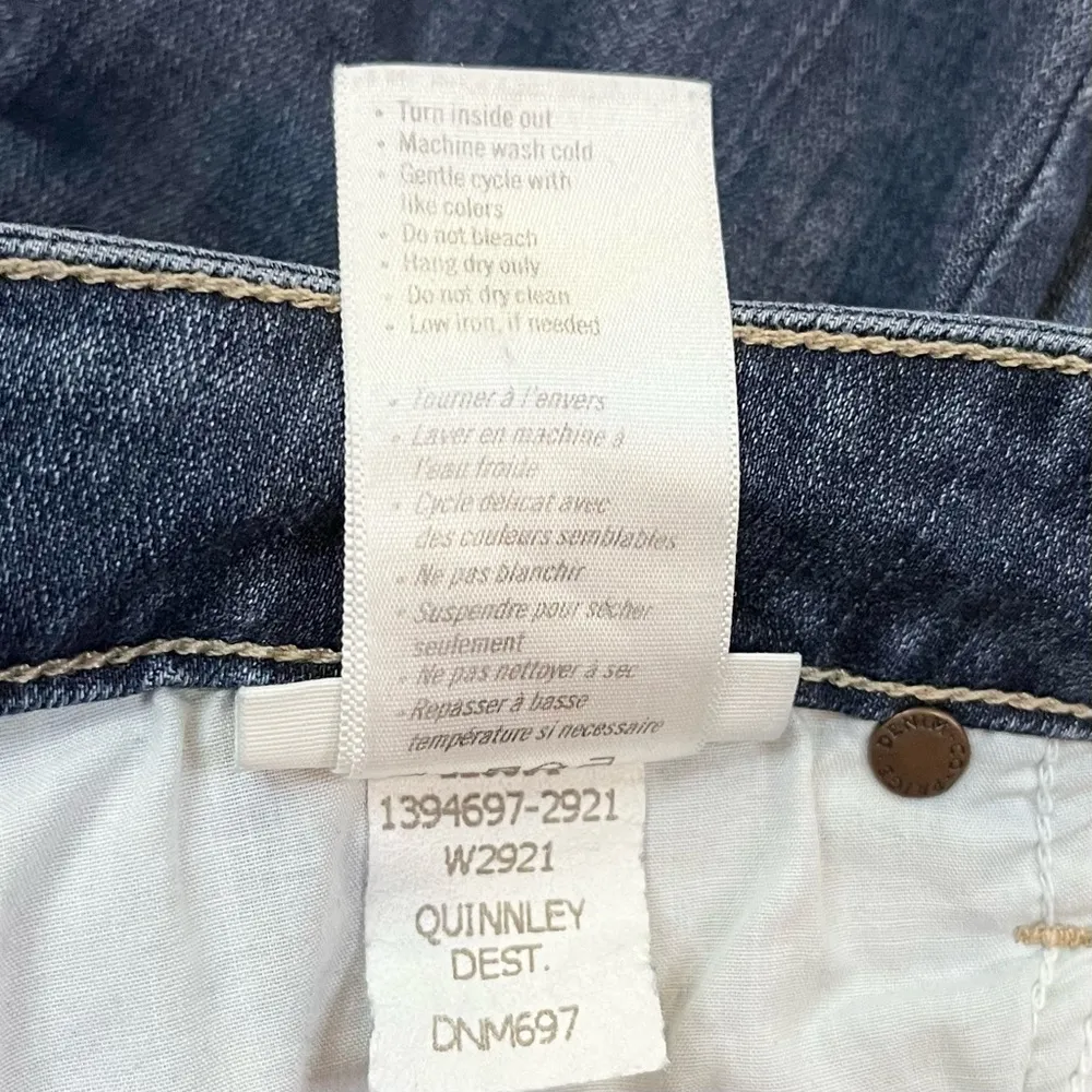 PAIGE Verdugo Ultra Skinny Distressed Blue Denim Jeans 27 - Image 11