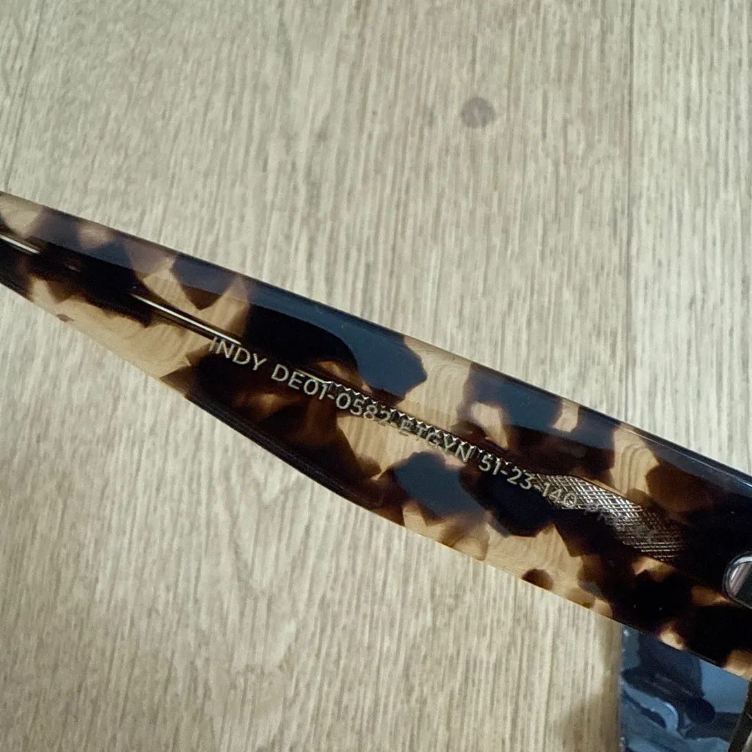 DIFF eyewear DIFF Sunglasses Rectangular Indy Brown Black - Image 5