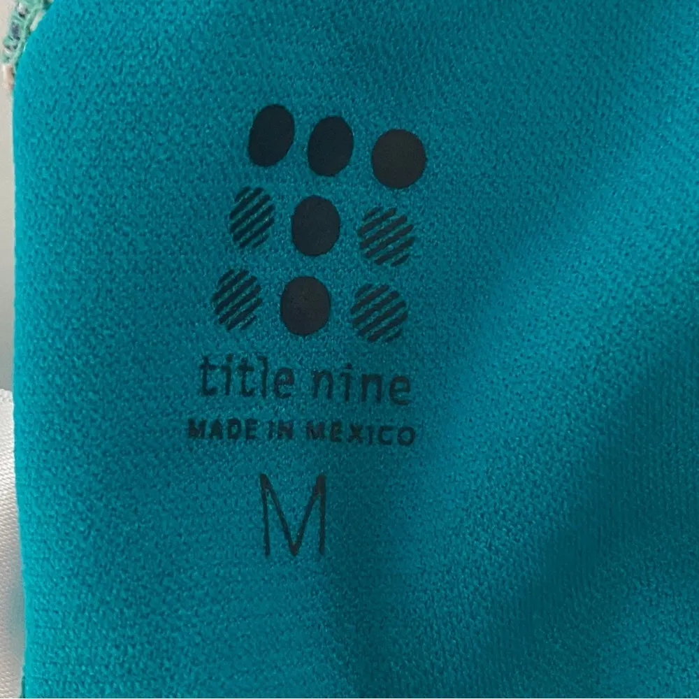 TITLE NINE multi color, striped tankini top with adjustable straps. Medium. EUC - Image 10