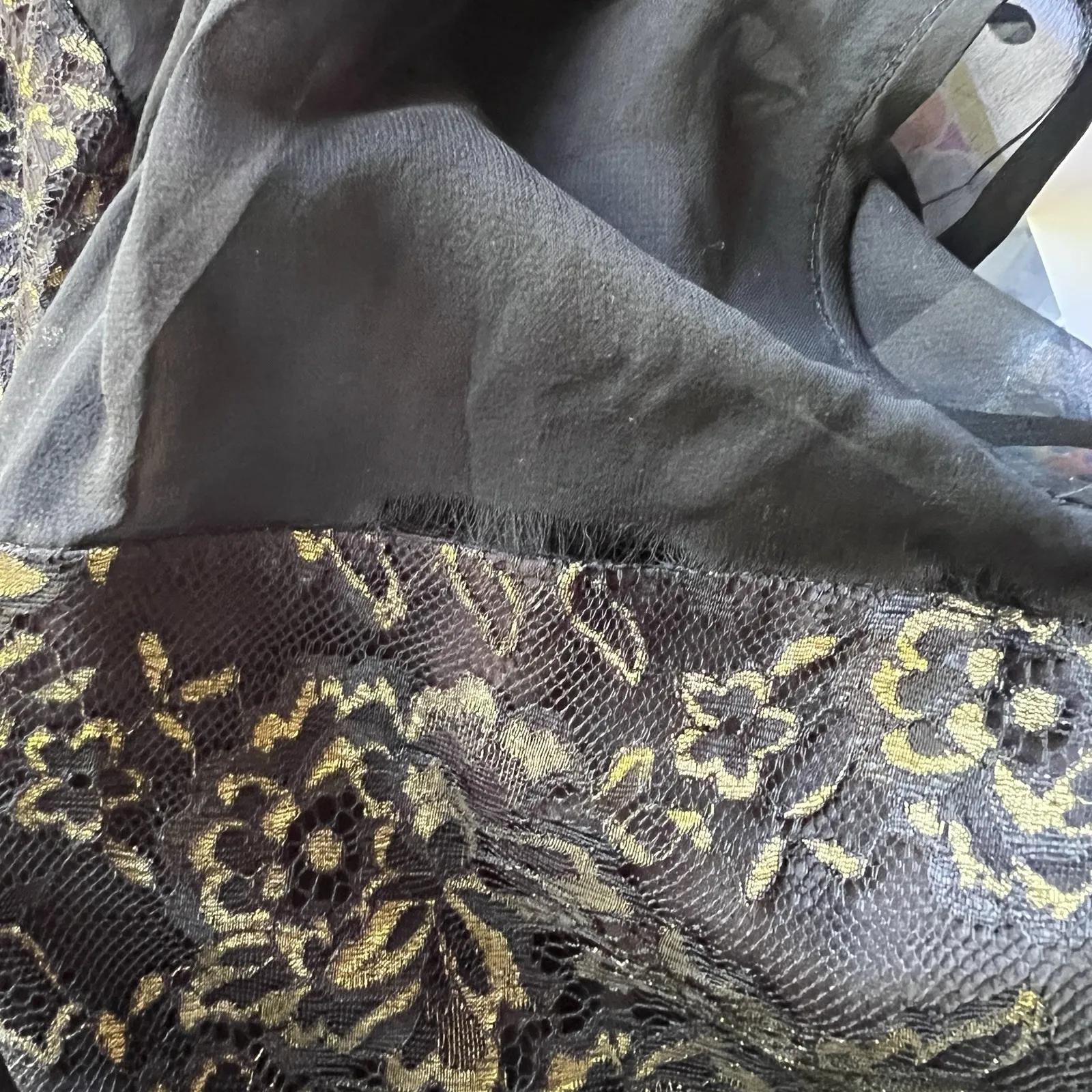 DVF Diane Von Furstenberg‎ Ivory Lace Silk Nisha Mini Dress Size 4 Small/Medium - Image 15