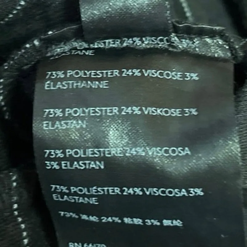 Urban Outfitters Black White Striped High Waisted Cargo Jogger Trouser Pants XS - Image 5