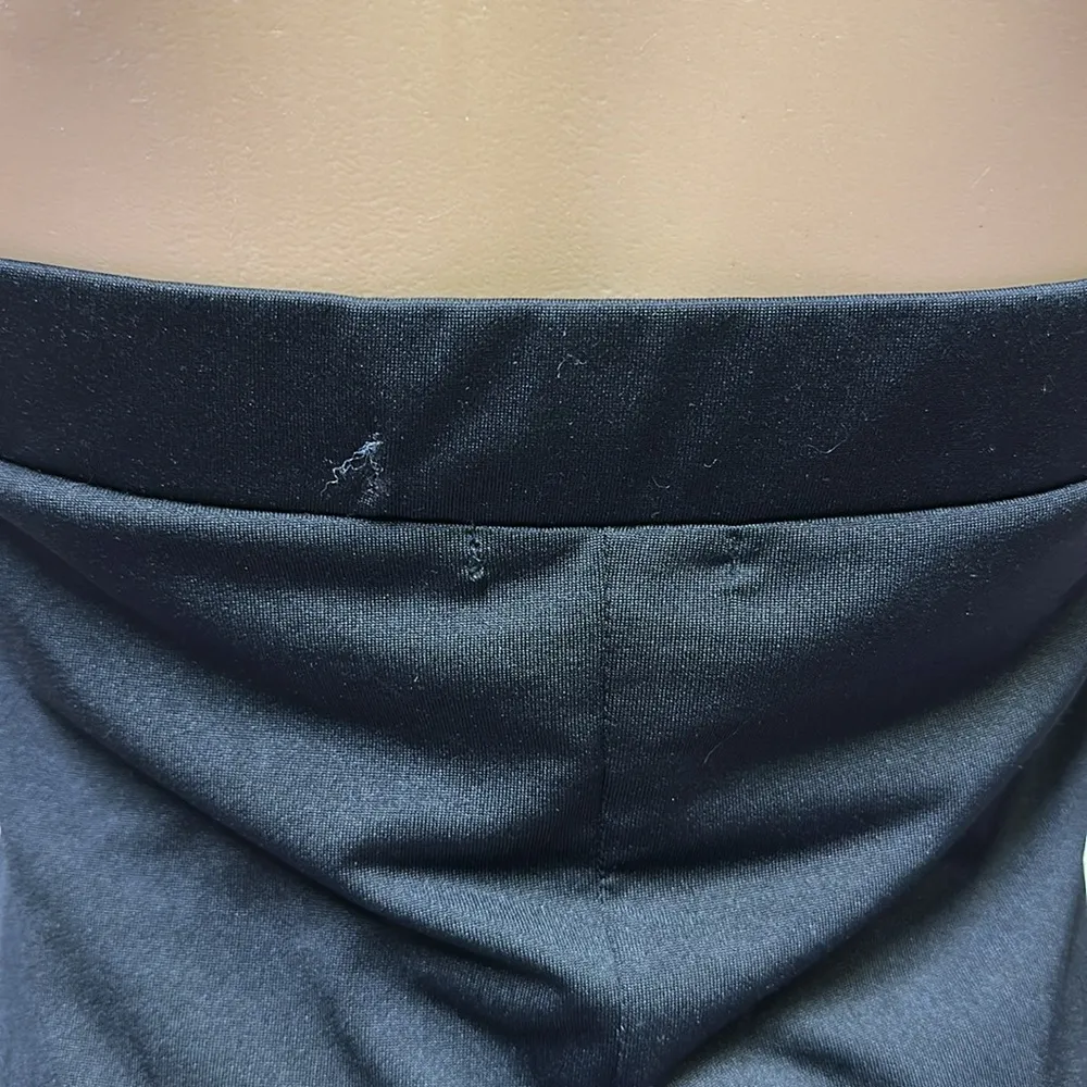 Y2K 90s Hot Kiss Black Strapless Silver Buckle Keyhole Front Mini Dress Medium - Image 15