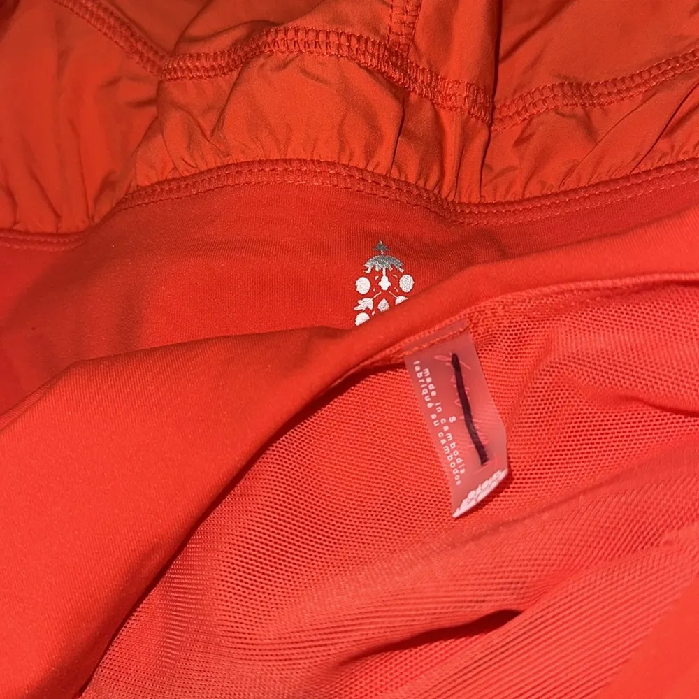 NWOT Free people movement righteous runsie  onesie Orange - Image 5