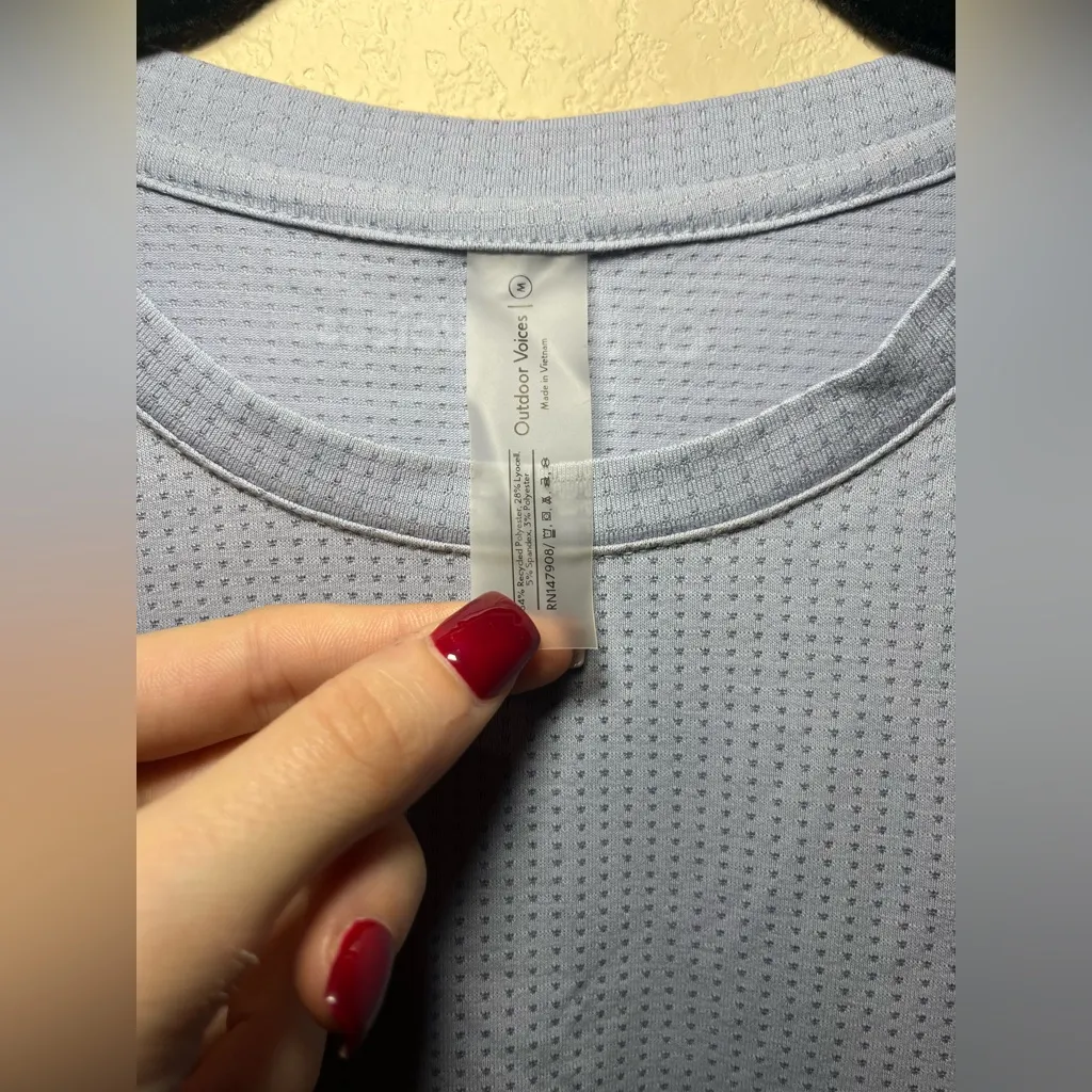 Outdoor Voices ThinkFast Mesh Shortsleeve - Image 5