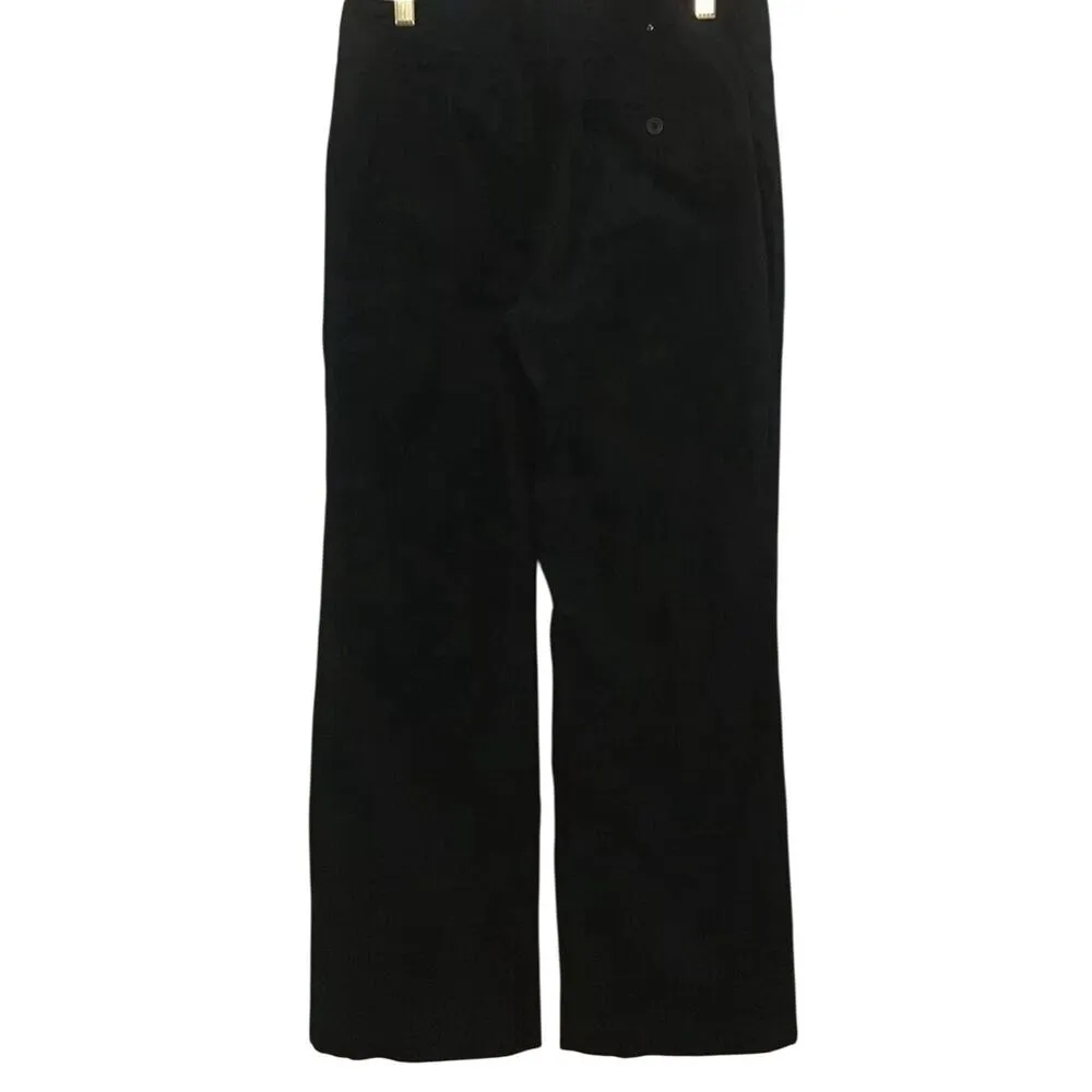 Togo London Solid Black Boot Cut Dress Pants With Stretch Womens 6 Office Church - Image 6