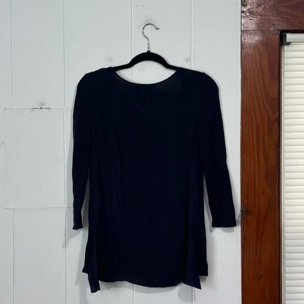 Company Ellen Tracy Navy‎ Lightweight Sweater Small - Image 4