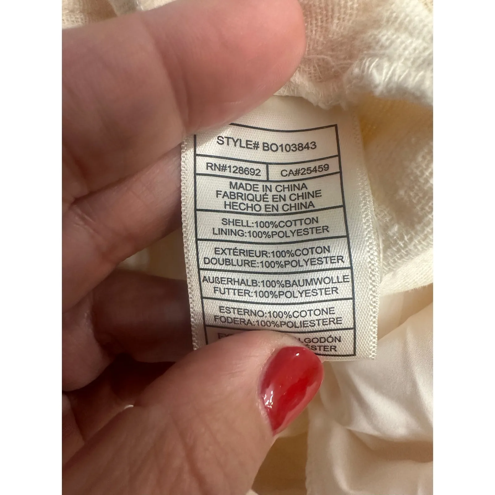 Steve Madden Romper Paris Ivory Sleeveless Twill New - Image 7