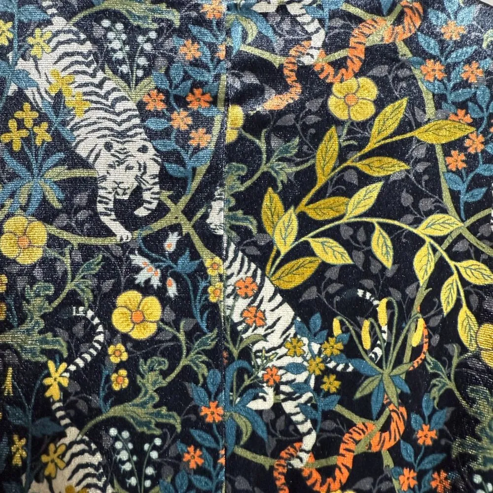 Urban Outfitters Tiger Snake Print Velvet Wrap Mini Dress Women's XS Multi NWOT - Image 11